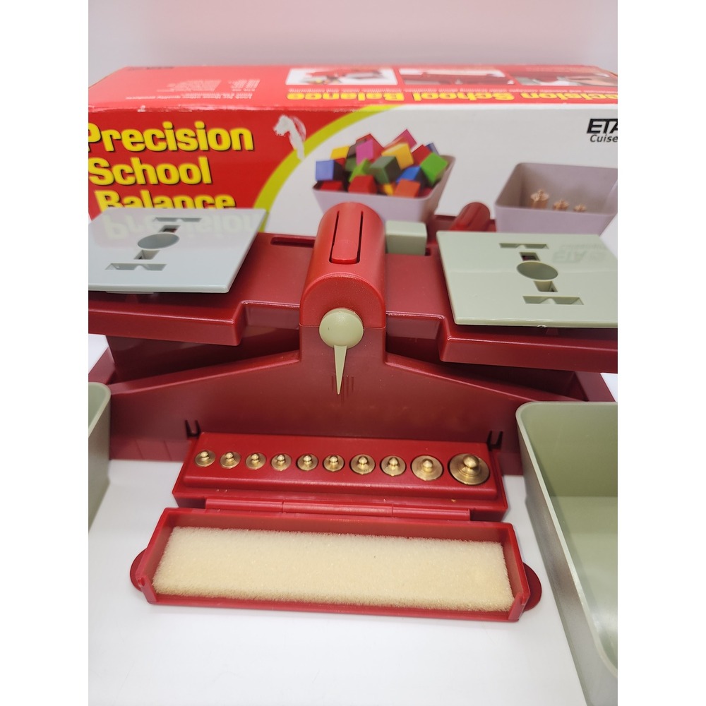 ETA Cuisenaire Precision School Balance 410B Educational Science Math Scale Set